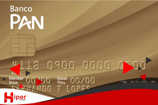 Cartão Banco Pan Clássico Gold Visa