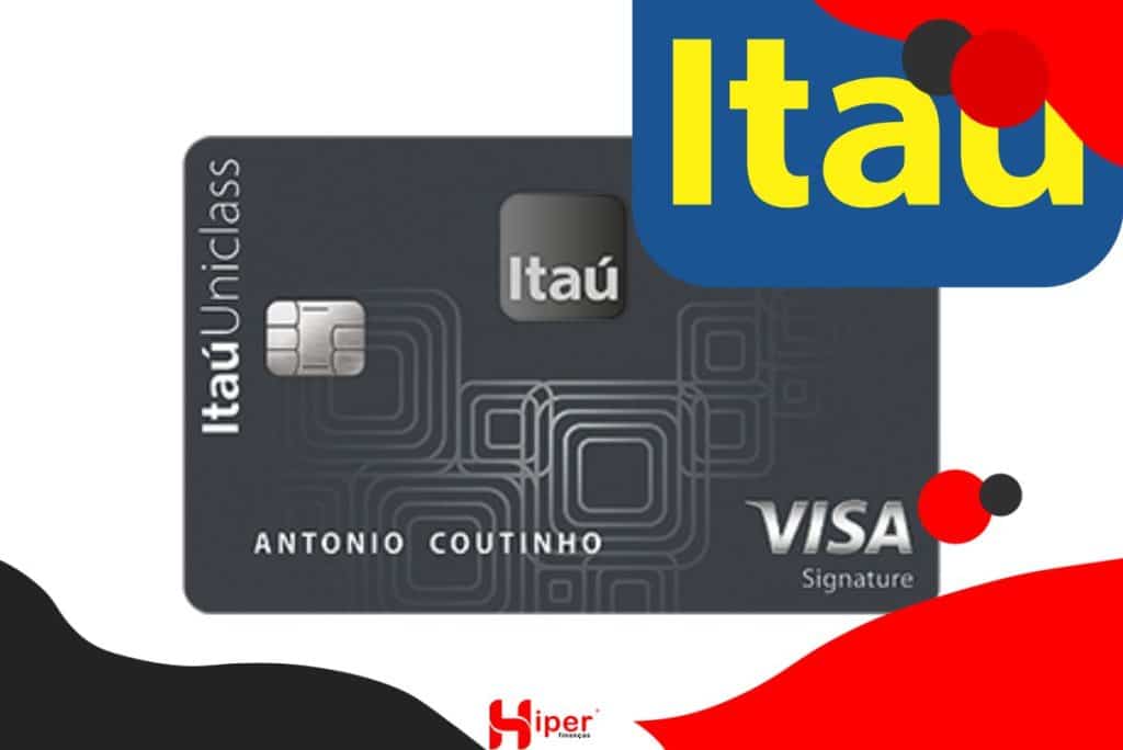 cartão Uniclass e logo Itaú